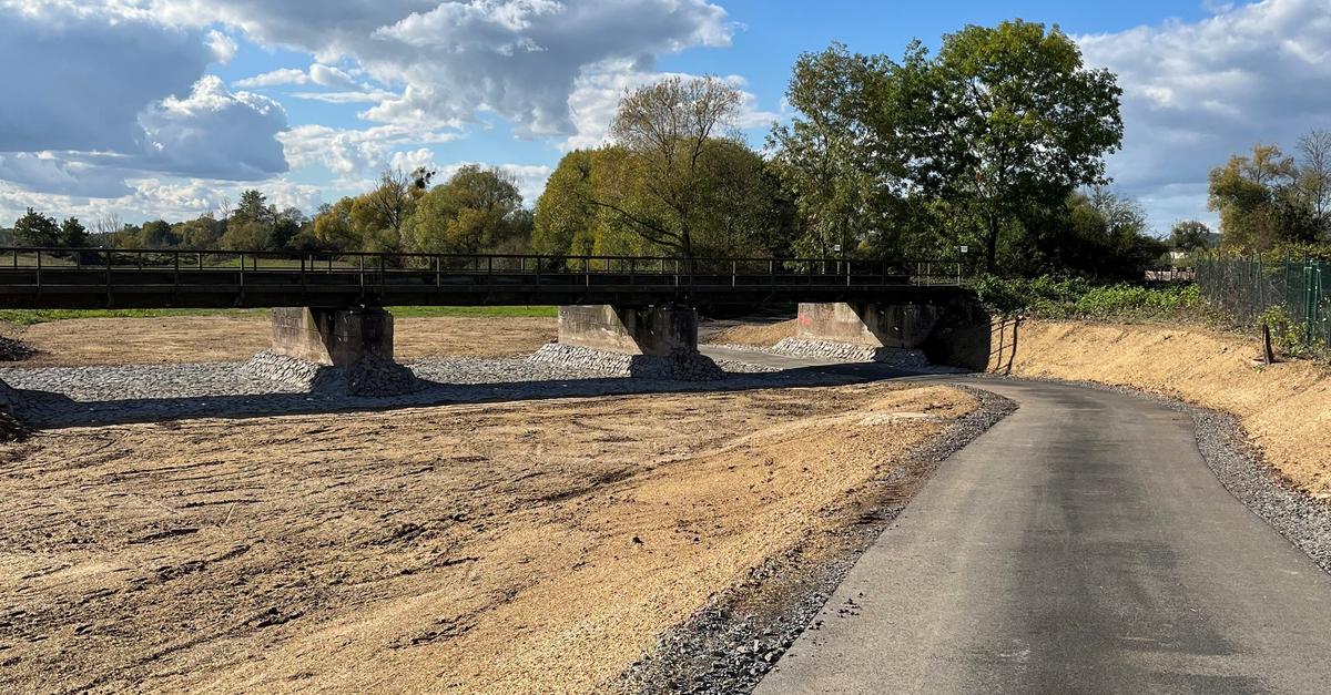New cycle path safely connects Roth and Gründau with Gelnhausen